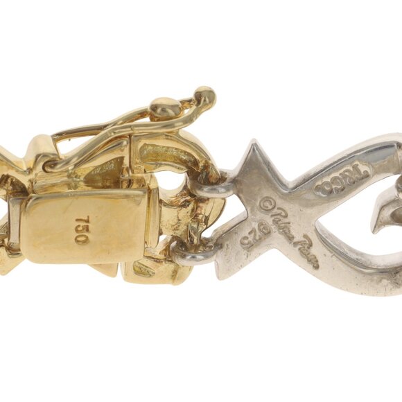 Tiffany & Co. Paloma Picasso Loving Hearts Link Bracelet Sterling 925 Gold 18k main image 0
